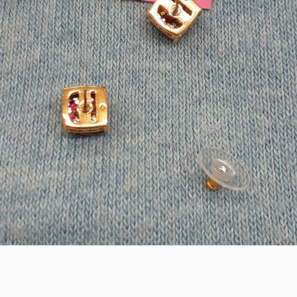 Kate Spade Multicolored Glitter Earrings NWT - Picture 8 of 9